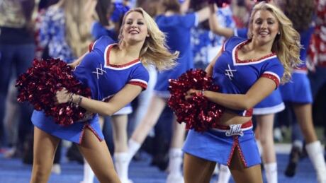 The Buffalo Bills are being sued by 5 former cheerleaders over a pay system they say had them working hundreds of hours for free at games. bills-cheerleaders_620