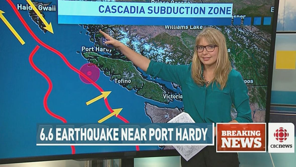 Earthquakes in british columbia