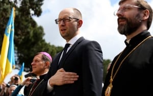 UKRAINE-CRISIS/YATSENIUK-ROME