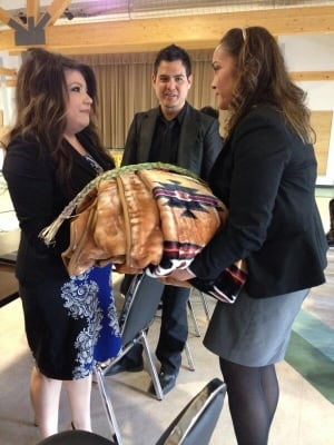 Sonya Sault at meeting with CAS