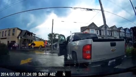 Hamilton dashcam vid