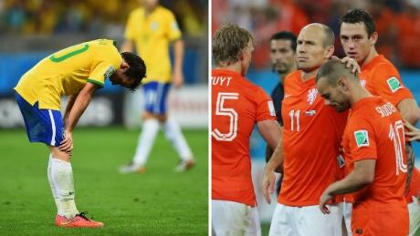 Brazil and the Netherlands have a short recovery period before they have to trot out for what is essentially a meaningless third-place match at the FIFA World Cup. Brazil, Netherlands, World Cup