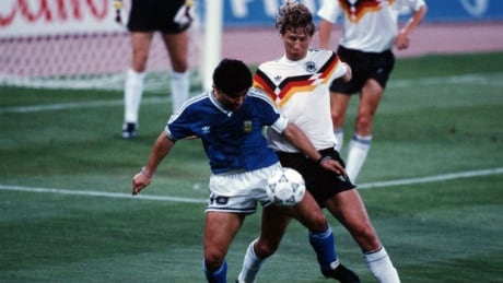 The 1990 World Cup final wouldn't have made for the best outdoor viewing party anyway. Then-West Germany edged Argentina 1-0 in a match remembered as the dullest and one of the roughest in the history of the championship game. Germany, Argentina, World Cup, 1990