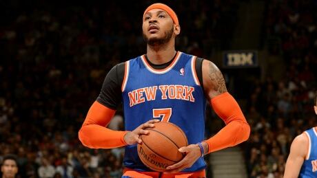 New York Knicks forward Carmelo Anthony led the NBA in scoring in 2012-13. Carmelo Anthony