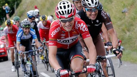 Frenchman Tony Gallopin took over the overall lead on Sunday at the Tour de France. Tony Gallopin
