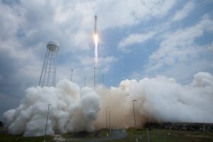 Space Station Rocket Launch