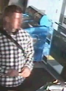 Surveillance image - dog stabbing suspect