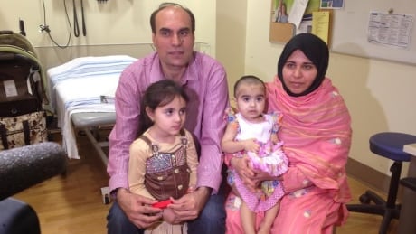 Nazdana Jan, second from right, is doing well after receiving an experimental liver therapy in Alberta two years ago. Nazdana Jan liver