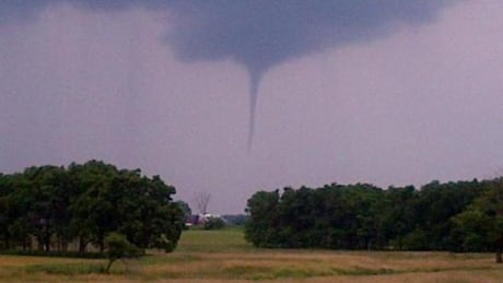 This photo was snapped in Millbank, Ont., about 140 kilometres west of Toronto, on Sunday evening, as a series of thunderstorms rolled through southwestern Ontario. Photo taken in Millbank, Ont., on July 27, 2014