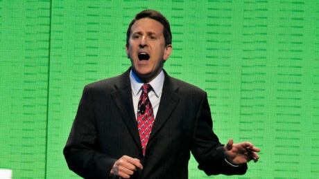 FILE - President and CEO of Sam's Club Brian Cornell speaks during the Wal-Mart Stores Inc. shareholders' meeting in Fayetteville, Ark., in this June 4, 2010 file photo. Target Corp. is bringing in Cornell as its new chief executive, turning to an outsider for the first time in its history to repair a battered corporate culture and navigate a sea change in Americans' shopping habits. (AP Photo/April L. Brown, File) Target New CEO