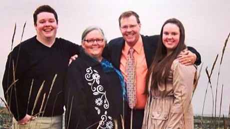 Bruce Rickman, third from left, is pictured here with his family. Rickman was cycling home from his job as a bus driver when he was struck from behind on the Mary Hill Bypass by a vehicle that failed to stop. Bruce Rickman poco cylcist