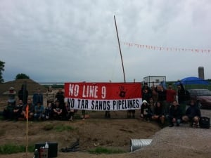 line 9 protest no tar sands pipelines
