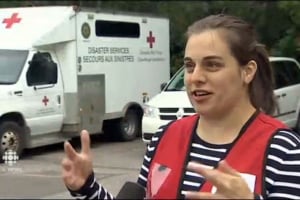 Katie Elisio, co-ordinates disaster response for the Red Cross in Fredericton