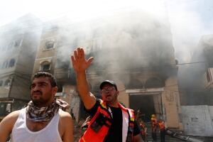 Gaza firefighter