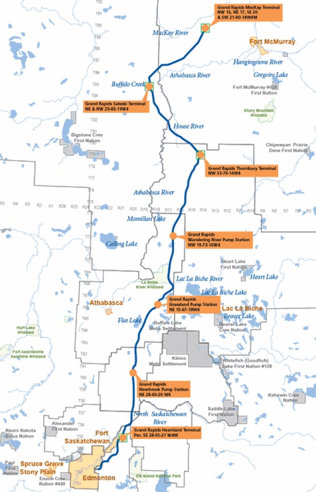 Grand Rapids pipeline project