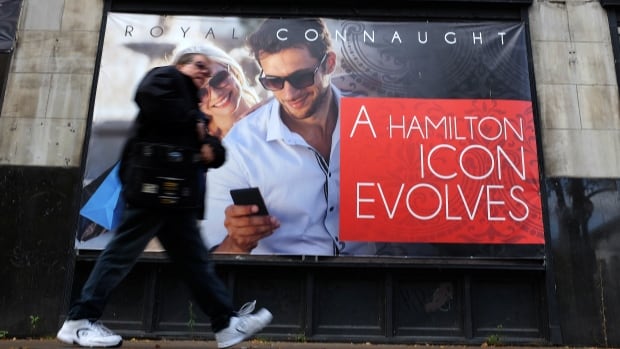 Developers renovating the Royal Connaught hotel in Hamilton plan to sell 697 condo units in five phases.