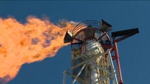 Canaport LNG flame
