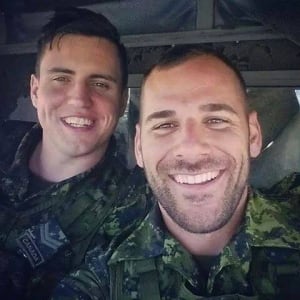 Nathan Cirillo and Branden Stevenson