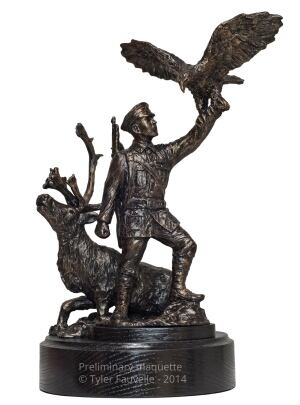 Francis Pagahmagabow bronze statue