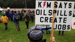 Kinder Morgan protest