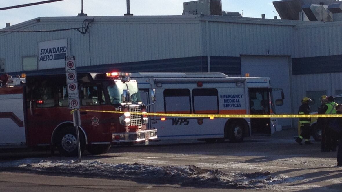 2 hurt in explosion, fire at Standard Aero plant in Winnipeg Manitoba
