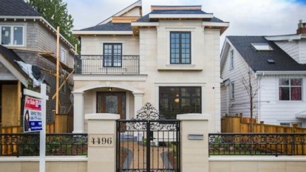 On Vancouver's West Side, homes on standard 33 foot lots are listed at more than $3 million.