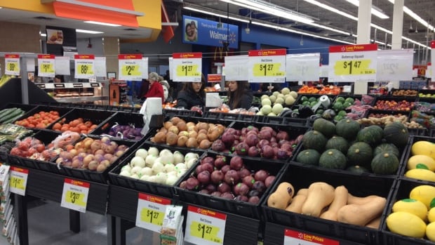 Walmart stores on P.E.I. started offering a full range of groceries last week.