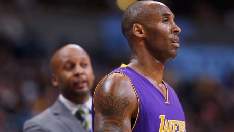 Kobe Bryant hurt his right shoulder last week in New Orleans, ending his 19th NBA season. Lakers Nuggets Basketball