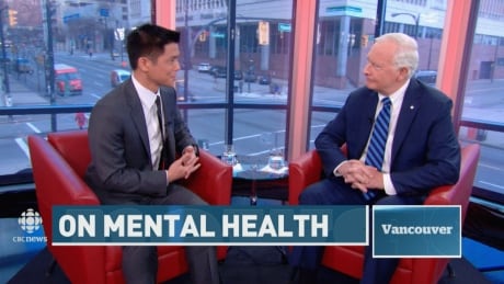 Governor General David Johnston in conversation with CBC Vancouver host Andrew Chang. Governor General David Johnston