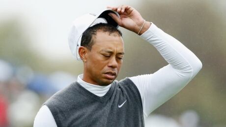 With a round that contained six bogeys, two double bogeys and a triple bogey, Tiger Woods carded an 11-over-par 82 at the Phoenix Open, his worst score as a professional. Tiger Woods