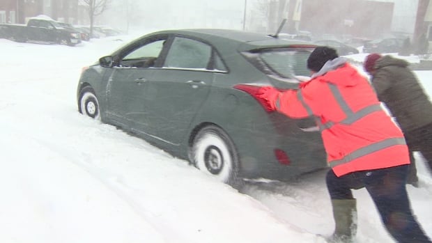 Sunday's storm will make driving treacherous in much of the Maritimes.