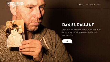 Daniel Gallant says the Internet is used as a tool for ISIS recruiters, so he created the "Extreme Dialogue" program, which offers online resources to deter young Canadians from extremist movements. DanielGallant