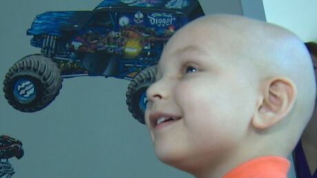 Three-year-old Jayden Desa, who is battling leukaemia, got a Monster Jam surprise on Friday. Jayden Desa