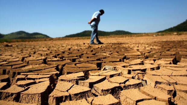 There's supposed to be water, water everywhere in Brazil but today there's hardly a drop to drink in the country's biggest city, Sao Paulo. And it looks like there's more than just a drought to blame.