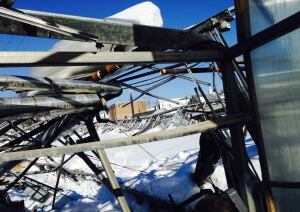 Greenhouse collapse