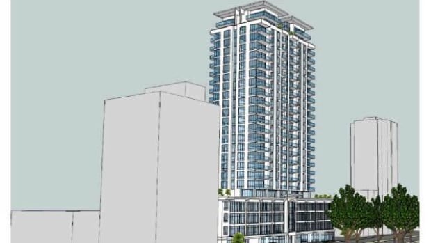 Robie Street building proposal design.