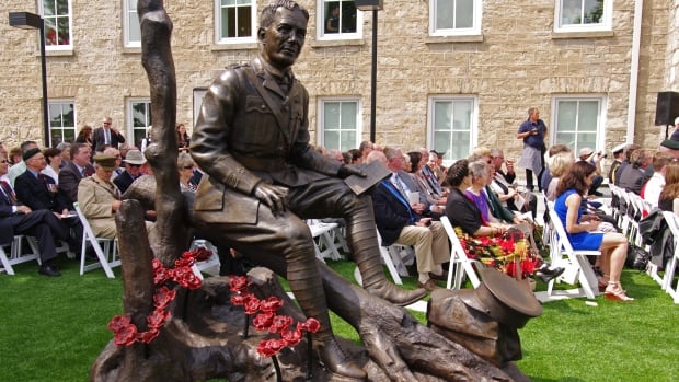 John McCrae statue unveiling John McCrae statue unveiling