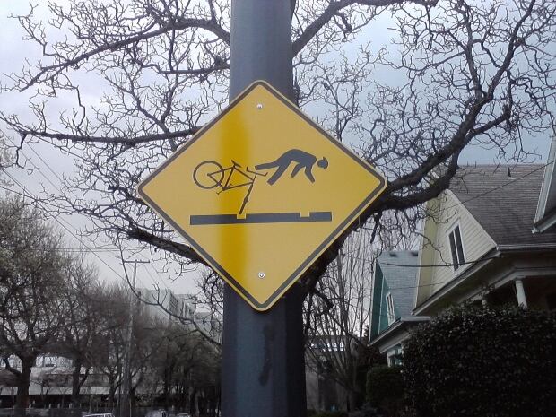 Portland bike sign