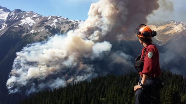 An evacuation order has now been issued for two pumice mines in the vicinity of the Boulder Creek fire 23 kilometres northwest of Pemberton.