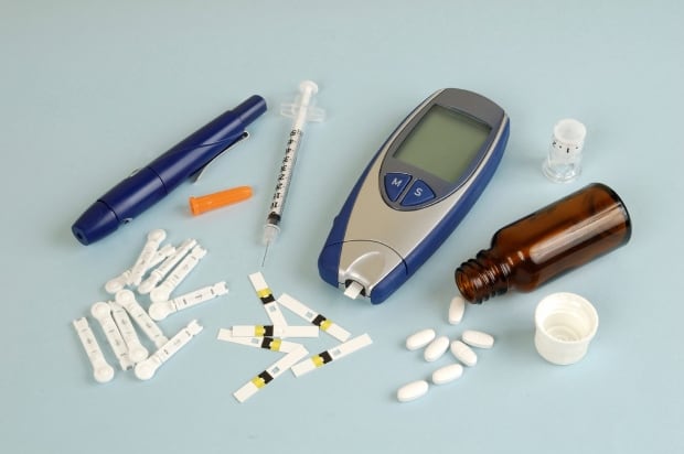 Diabetic supplies used by patients