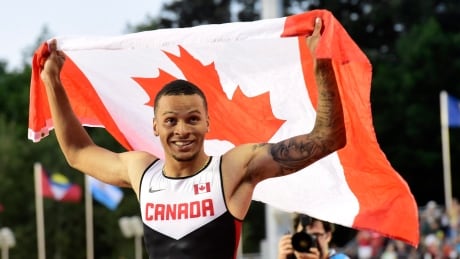 Canada's Andre De Grasse raced to Pan Am gold in the men's 100-metre final Wednesday night in Toronto. andre-degrasse.jpg