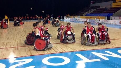 Wheelchair rugby was originally named murderball. The sport was developed in Winnipeg in 1976. wheelchair-rugby