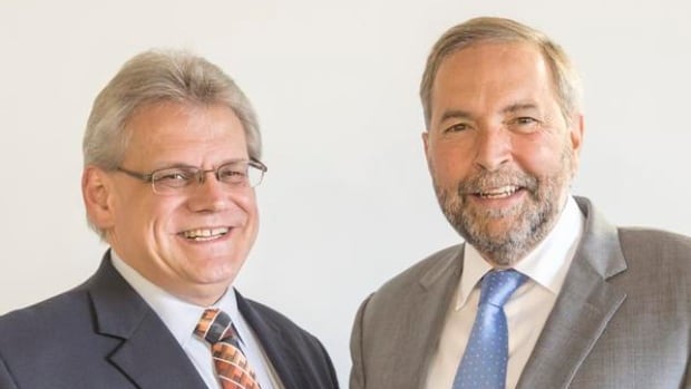 Stefan Jonasson and Tom Mulcair.