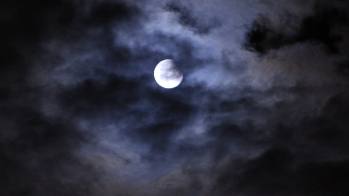 Supermoon eclipse elusive in Calgary's cloudy skies Calgary CBC News