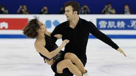 Meagan Duhamel and Eric Radford of Canada, seen above at a previous event, won gold in their season debut on Thursday at the Autumn Classic International in Barrie, Ont. duhamel-radford-
