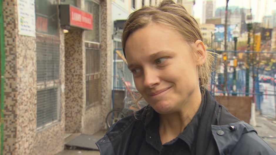 Maria Wallstam with the Carnegie Community Action Project is worried too many vulnerably-housed people will be forced out due to rent increases. (CBC)
