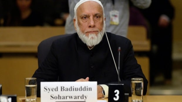 Professor Syed Badiuddin Soharwardy, Islamic Supreme Council of Canada and Muslims Against Terrorism appears at a Senate national defence committee in Ottawa on Monday, February 2, 2015, to discuss security threats facing Canada.