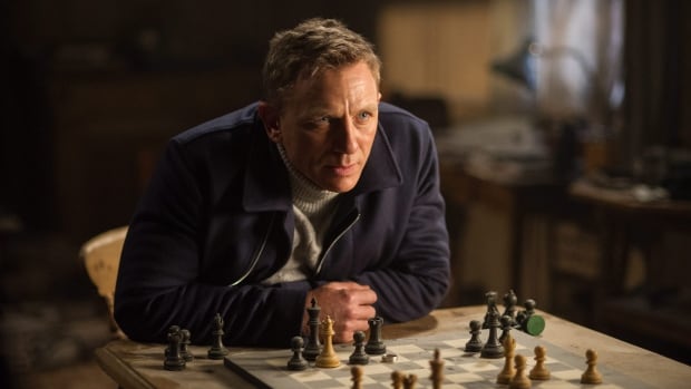 Daniel Craig appears in a scene from the James Bond film Spectre.