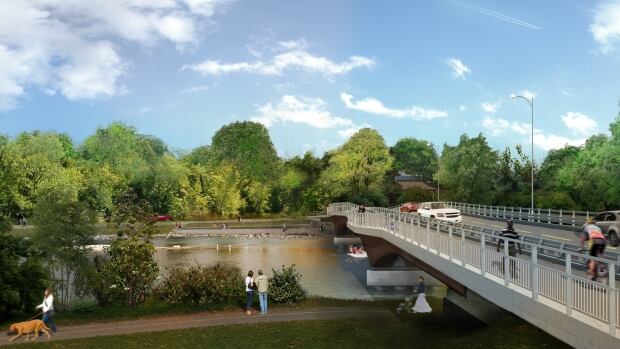 An artist's rendering of the 12th Street S.E. bridge replacement.