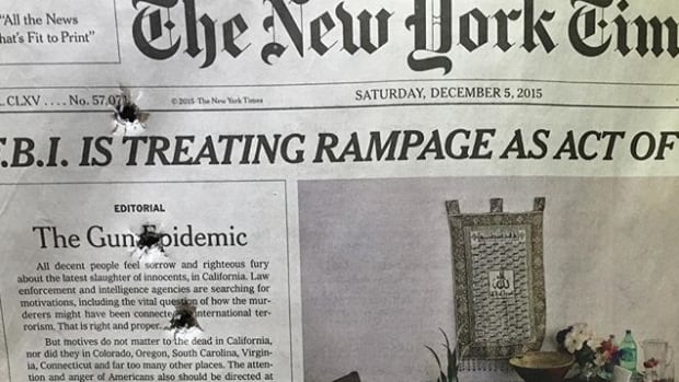 Many criticized the New York Times editorial, including Conservative blogger Erick Erickson, who says he shot bullets through his copy and encouraged others to do the same.